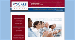 Desktop Screenshot of adcare-educational.org